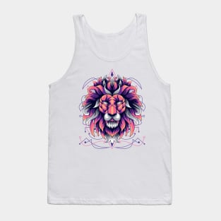 lion head front Tank Top